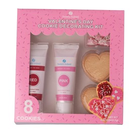 Sweets Indeed, Christmas Deocarting Kit, 3 Sprinkle mixes, 2 Food Color, Decorating Icing, 2 Cookie Cutters, Piping Bags, 9.71 ounces (Holiday Decorating Kit)