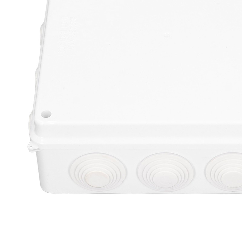 Electrical Junction Box 200x200x80mm IP65 Weatherproof Pre Drilled Electrical Enclosure