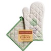 Maison d' Hermine Oven Mitt & Pot Holder 100% Cotton