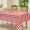 Midsummer Breeze Table Cloth Rectangle Table-Rustic Gingham Tablecloth Buffalo Plaid