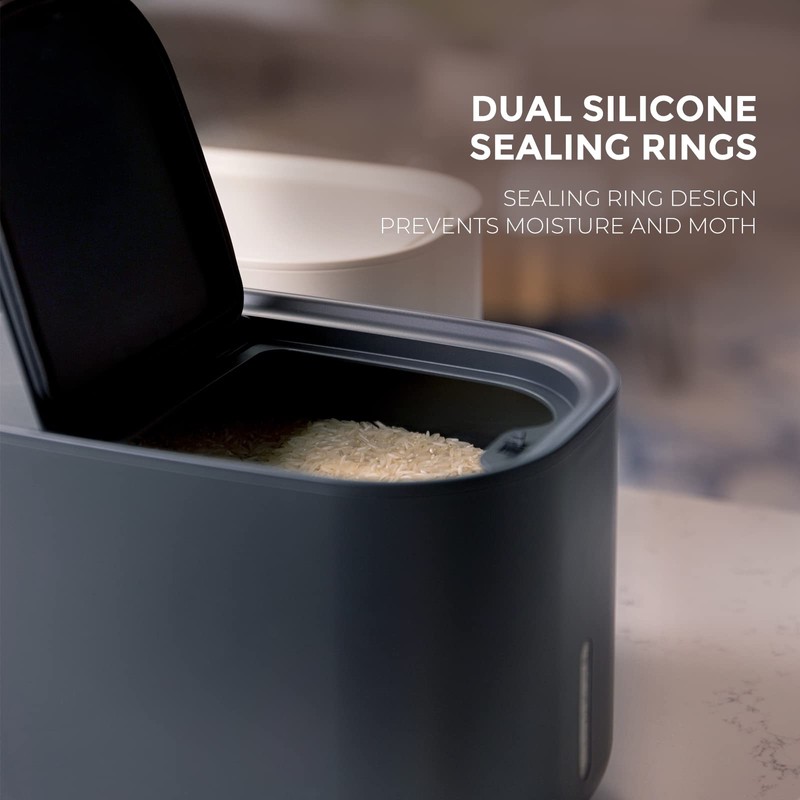 Zuutii Rice Storage Container,Food Container, Dry Food Storage, Pet Food