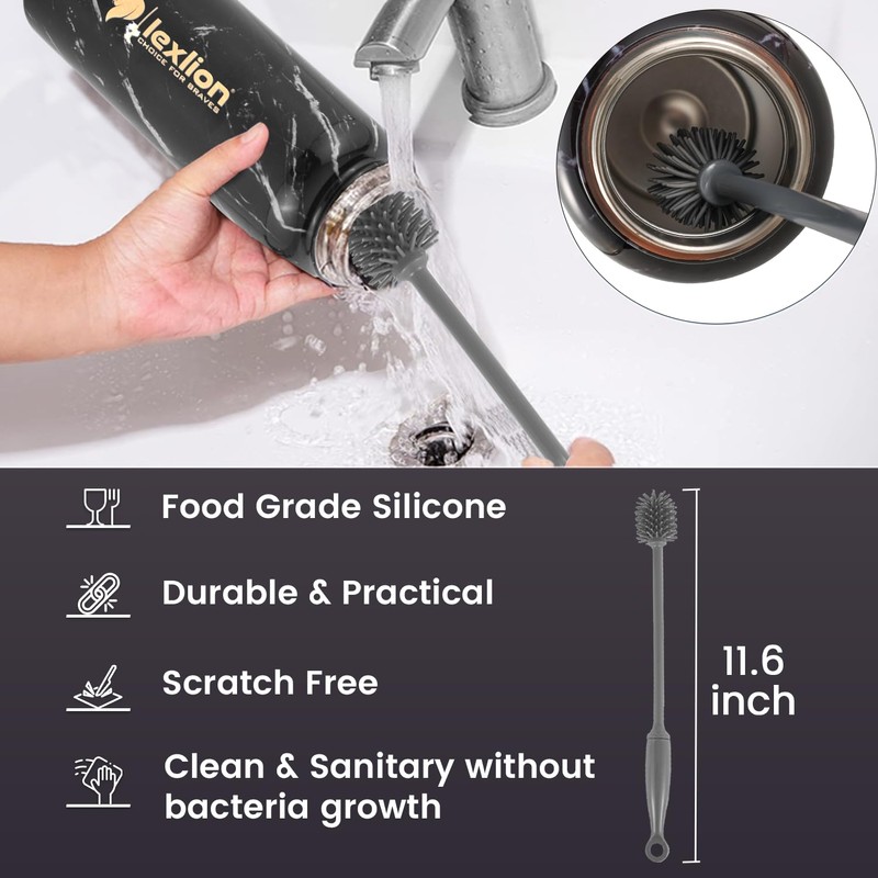 Lexlion Tea Infuser Water Bottle 22 Oz – Triple Wall