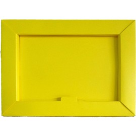 Seiwa Materials PAPER FRAME Wall Hanging & Desktop Photo Frame (Postcard Size) Yellow KSPFNPC-007