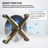 ALSEYE X12 Case Fan ARGB PWM Computer Air Cooling Fan