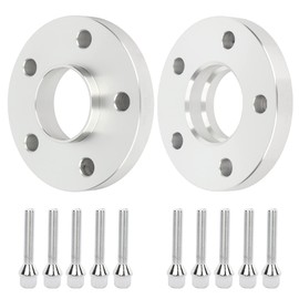 cciyu 20mm Wheel Spacers Adapters 5x100 to 5x112 66.6mm Bore with 12x1.5 Lug Nuts Adapters for S450 Wheel Spacers for E350 Wheel Spacers for R500 Wheel Spacers- 2PCS