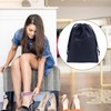 2pcs Portable Non-Woven Drawstring Shoe Bags,Travel Shoe Bags,Drawstring Shoe Bags