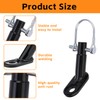 Universal Bike Trailer Hitch Coupler Kit - Steel Bicycle Connector