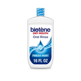 biotène biotène Oral Rinse Mouthwash for Dry Mouth, Breath Freshener and Dry Mouth Treatment, Fresh Mint, 16 fl oz