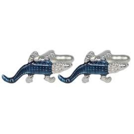 MENDEPOT Animal Cufflinks For Men Fancy Cuff Links Father's Day Birthday Gift (Alligator)