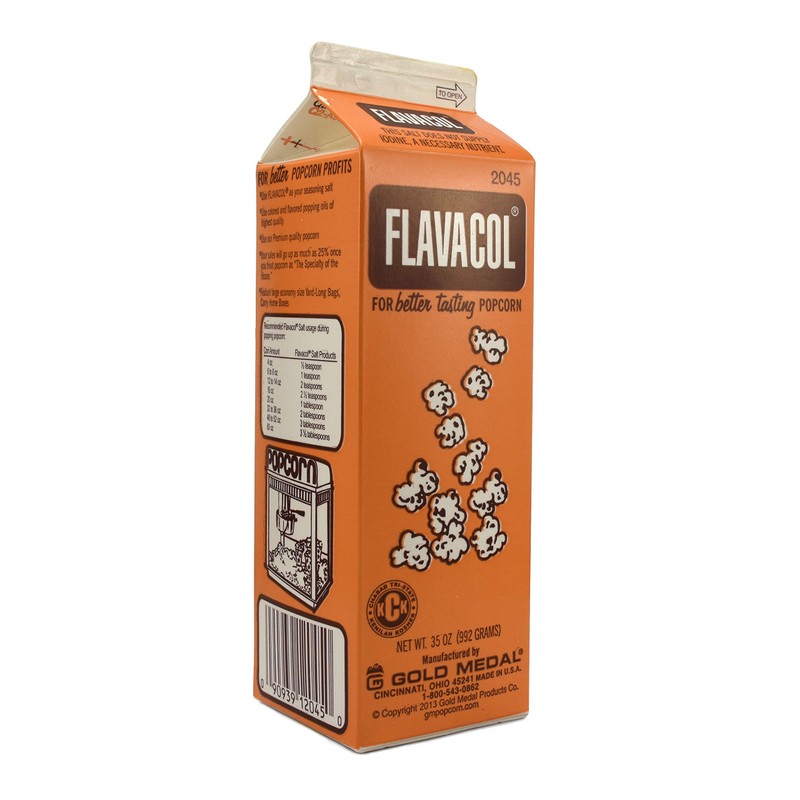 Gold Medal Prod. 2045 Flavacol Seasoning Popcorn Salt 35oz.