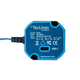 TecLines TNT004 Wall Installation USB Tablet Flush-Mounted Power Supply 30 W Power Supply