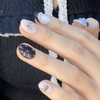 [Janef] Brighten up the mood with quilted nails for important