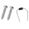 Adjustable Narrow Type Electric Strike Door Lock Double Unlock Mode