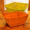MIJOMA Easter Baskets Set of 4 - Colourful Raffia Decorative