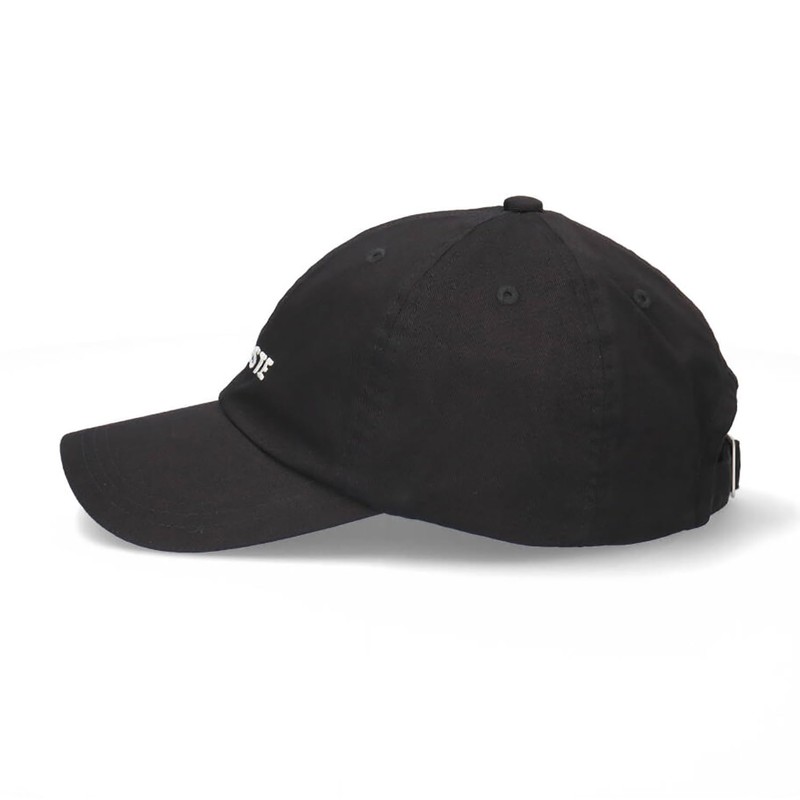 Lacoste Logo Cotton Basic Cap Logo Cotton Basic Cap (Black)