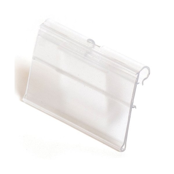 2" L X 1.25" H Flip Scan Hook Label Holder