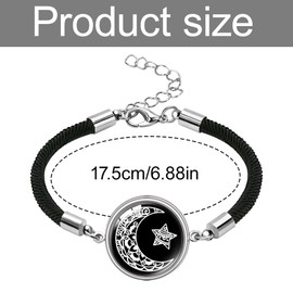 Two Piece Adjustable Sun and Moon Friendship Bracelets Couple Bracelets Couple Best Friend Birthday Gift
