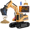 Construction Excavator - Toy Engineering Digger Truck, Remote Control Rechargable
