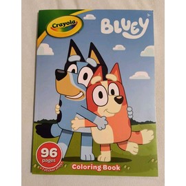 Crayola BLUEY Jumbo Coloring & Activity Book 96 Pages with Sticker Sheet New!