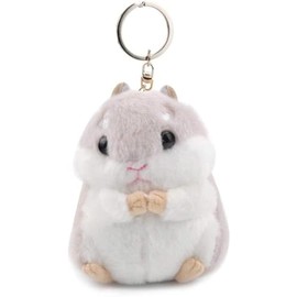 UAOOK Hamster Keyring Plush Pendant Handbag Charm Keychain Bag Accessory