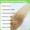 Capelli Biondi per Trecce Pre-Stirati Sintetici 27/613# Onde Profonde Boho
