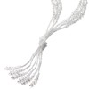 COOLSTEELANDBEYOND Bohe Chic Lariat Necklace Statement Fringe Tassel Pendant Crystal