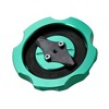 CNC Fuel Cap with Vent Racing Look Green for Simson