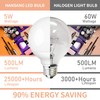 G25 LED Light Bulbs Uniform Lighting Vanity Light Globe Bulbs,Hansang