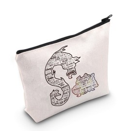 MYSOMY Woods Inspired Musical Gift Musical Theatre Makeup Bag Broadway Musical Lover Gift Cow Cape Hair Slipper Gifts (Woods Bag)