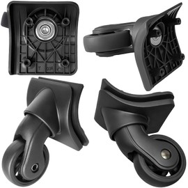 Replacement Luggage Wheel Repair Suitcase Bag Parts Spinner Wheels (Spinner Wheels, 4)