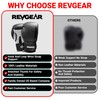 Revgear 10500 Pro Guantes de Entrenamiento de Piel, Negro, 12