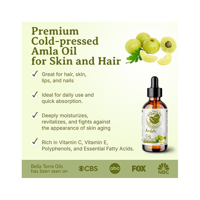 Bella Terra Oils - Organic Amla Oil Gallon (128oz) -