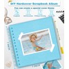 EJBLFE DIY Scrapbook Album, Hardcover Kraft 7x7 inch 40 Pages