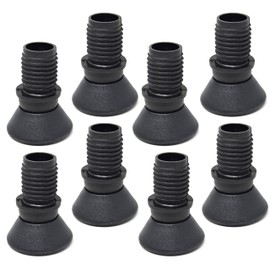 Design61 8 x Chair Glides for Inner Pipe Diameter 15 mm Furniture Glides Joint Glides with Plastic Sliding Surface for Insertion