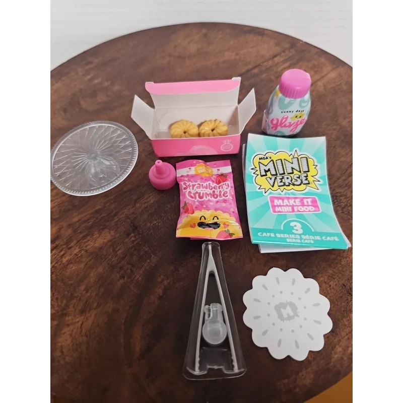 MGA Entertainment GLAZED CRULLER DONUTS MGA Miniverse Make It Mini