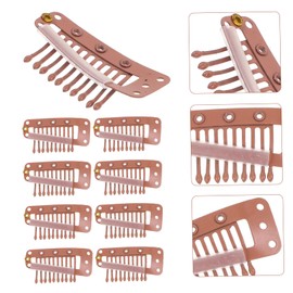 WOONEKY 30pcs Wig Making Clip Wig Clips Hair Extensions Pins Snap Hair for Women Girls Fixing Comb
