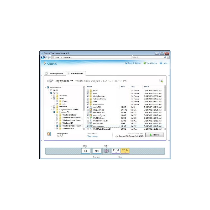 True Image Home 2011 PC Backup and Recovery [Old Version]