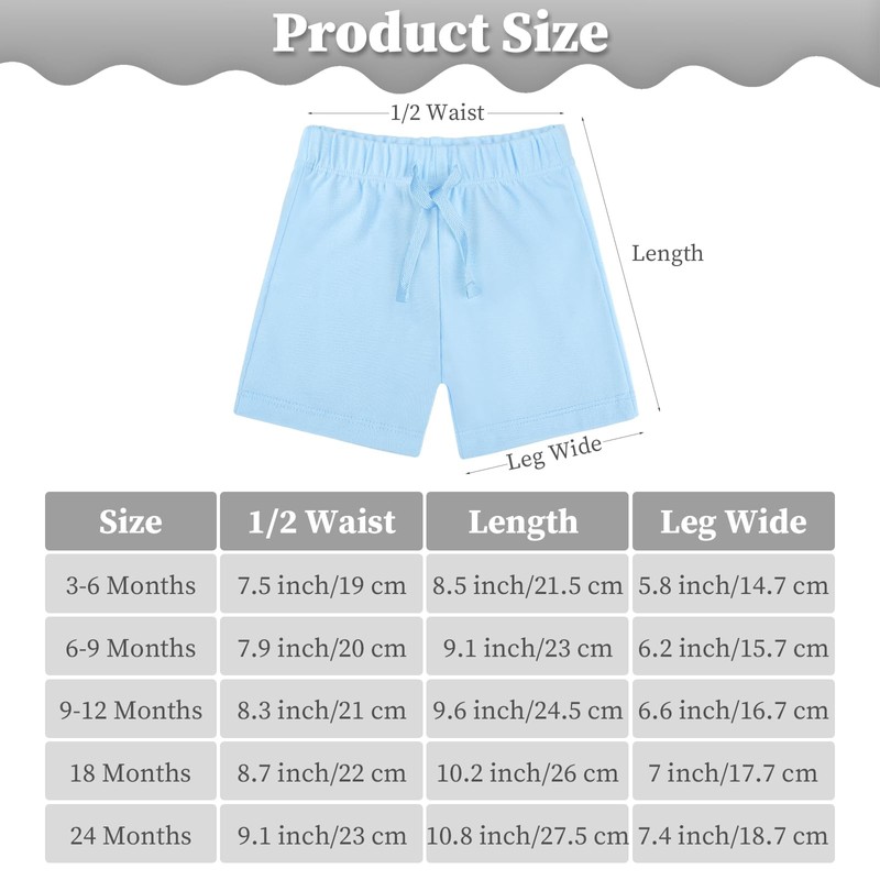 Resinta Paquete de 4 pantalones cortos unisex de algodón para