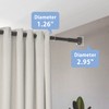 Tension Curtain Rod, 51-126 Inch,Spring Closet Rod, for Windows or