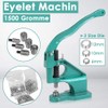 Hand Press Grommet Machine, Heavy Duty Grommet Eyelet Rivet Press