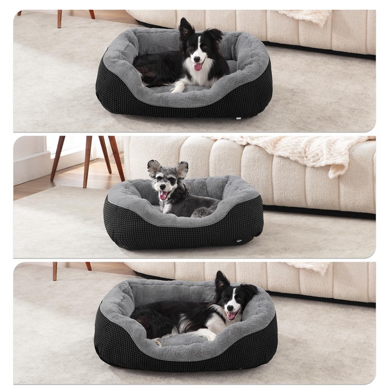 INVENHO Large Dog Beds Large Sized, Washable Orthopedic Warming Soft