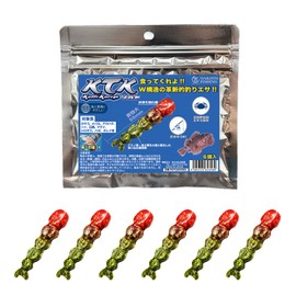 KTK Salt Hybrid Fishing Bait with Raw Bait and Worm Rockfish Sea Fishing Pond, Soft Worm