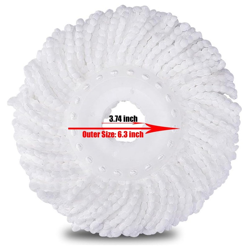 YWSHF Spin Mop Head Replacement Compatible with Hurrican, Mopnado, Cassabel