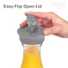 OGGI Clear Carafe w/Flip Open Lid - Ideal Juice Bottle,