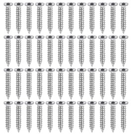 50 Pack Stainless Steel Tuning Pegs Screws for Electric, Tuning Peg, Silver Tuning Key Screws, Acoustic Guitar, Bass Guitar Machine Heads Mounting Screws, 11 x 2 mm