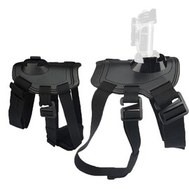 NMD&LR Dog Harness for Gopro, Soft and Adjustable Dog Harness Gopro for Large, Medium and Small Dogs, Can Be Used for Chest and Back Fixation, Suitable for Gopro