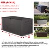 COOSOO Patio Deck Box Cover, Zipper, Waterproof, 420D Oxford Cushion