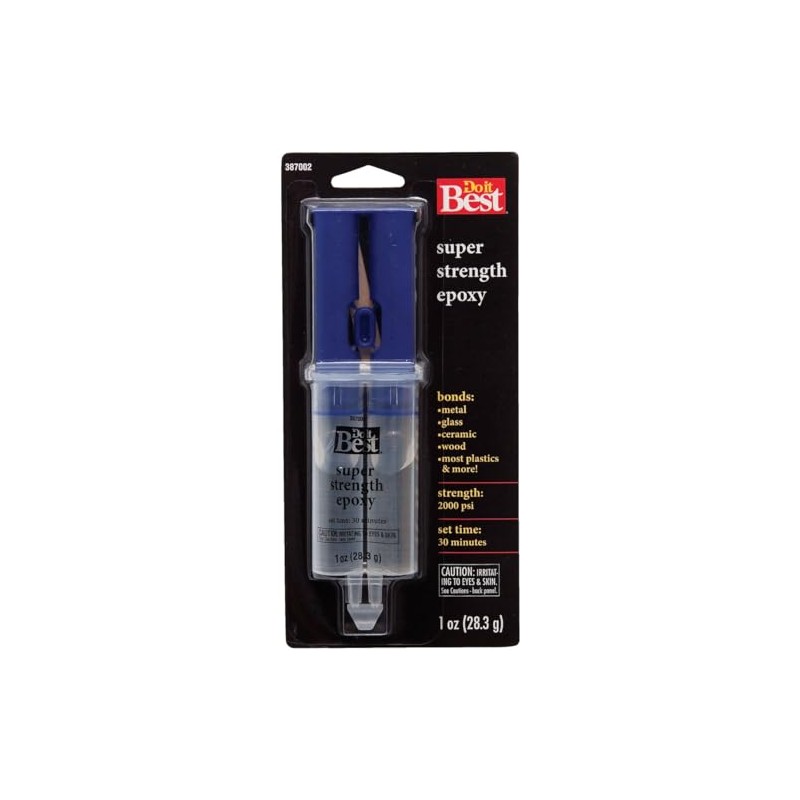 Do it Best Super Epoxy Syringe, 1OZ SUPER EPOXY SYRINGE