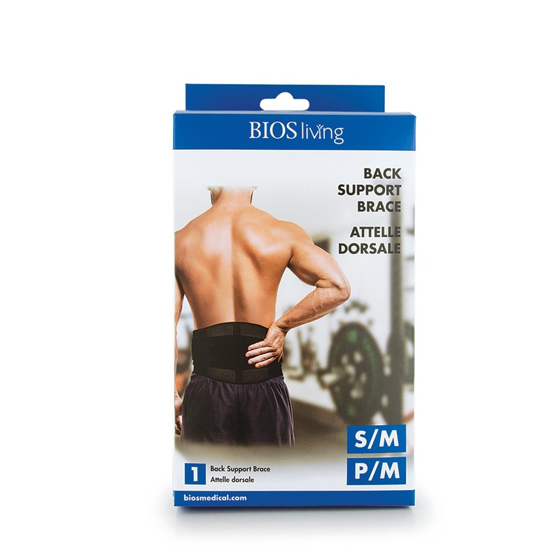 Bios Thermor Back Support Brace (S/M) 1 count