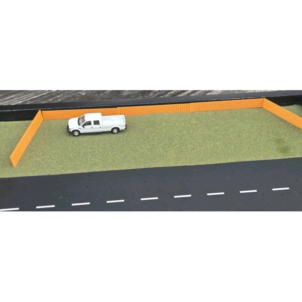 Under Construction Replicas 1/87 Scale Construction Fence 180 Feet *6